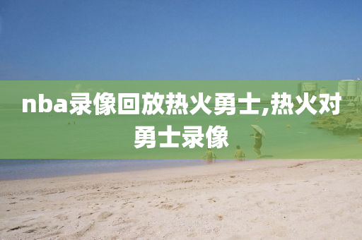 nba录像回放热火勇士,热火对勇士录像