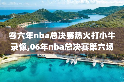 零六年nba总决赛热火打小牛录像,06年nba总决赛第六场